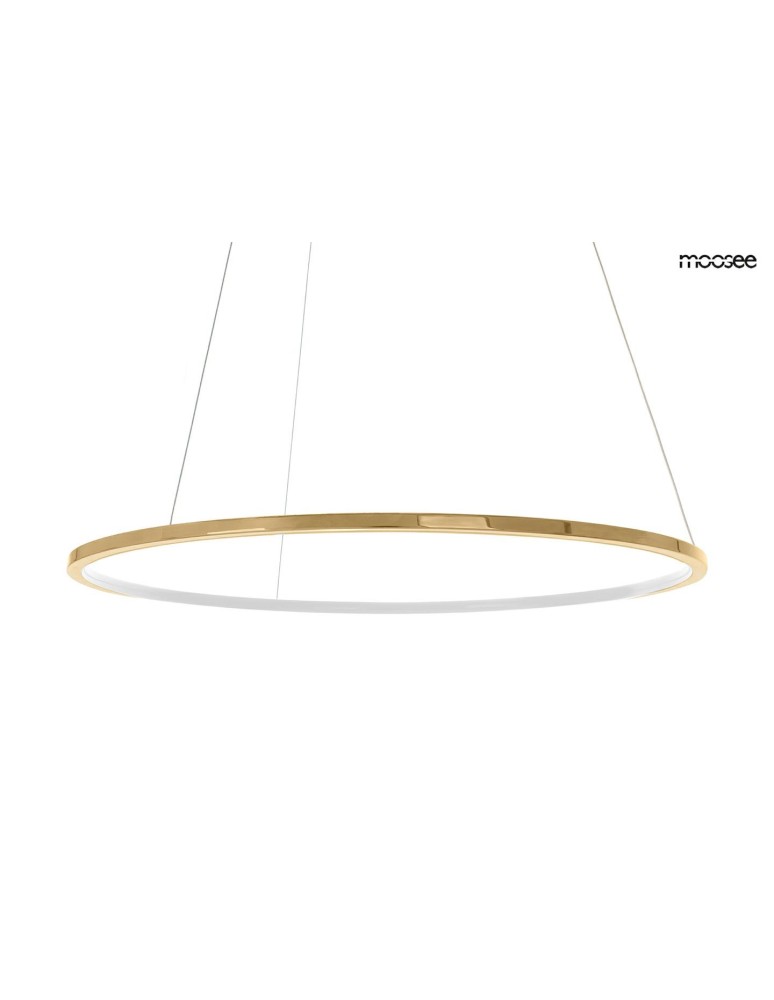 Pendant lamps circles - MOOSEE RING SLIM 120 gold pendant lamp (MSE1501100159) - product kolory-swiatla.pl 1