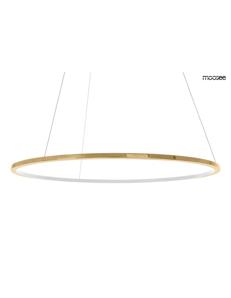 Pendant lamps circles - MOOSEE RING SLIM 150 gold pendant lamp (MSE1501100160) - product kolory-swiatla.pl 1