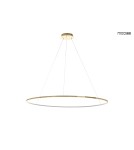 Pendant lamps circles - MOOSEE RING SLIM 150 gold pendant lamp (MSE1501100160) - product 5
