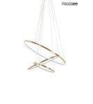 Pendant lamps circles - MOOSEE RING SLIM S gold pendant lamp (MSE1501100161) - product 2