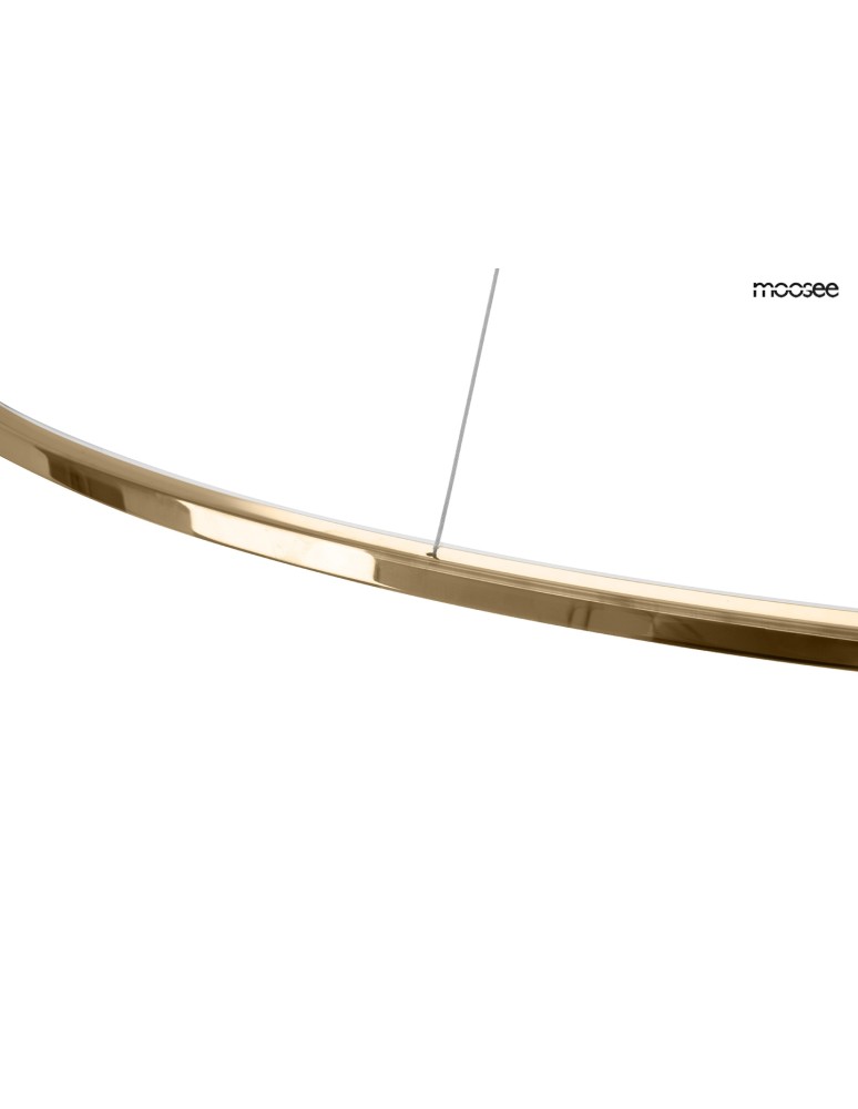 Pendant lamps circles - MOOSEE RING SLIM S gold pendant lamp (MSE1501100161) - product kolory-swiatla.pl 3