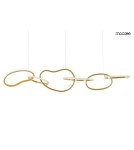 Designer pendant lamps - MOOSEE JAZZ 6 gold pendant lamp (MSE1501100185) - product 1