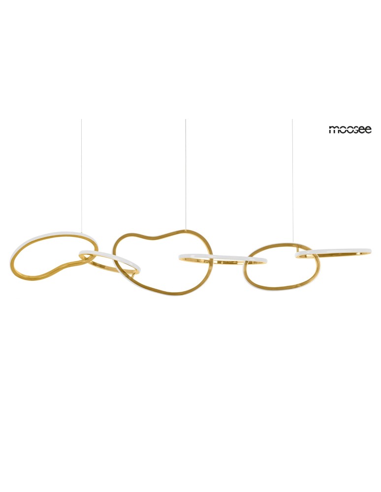 Designer pendant lamps - MOOSEE JAZZ 6 gold pendant lamp (MSE1501100185) - product kolory-swiatla.pl 1
