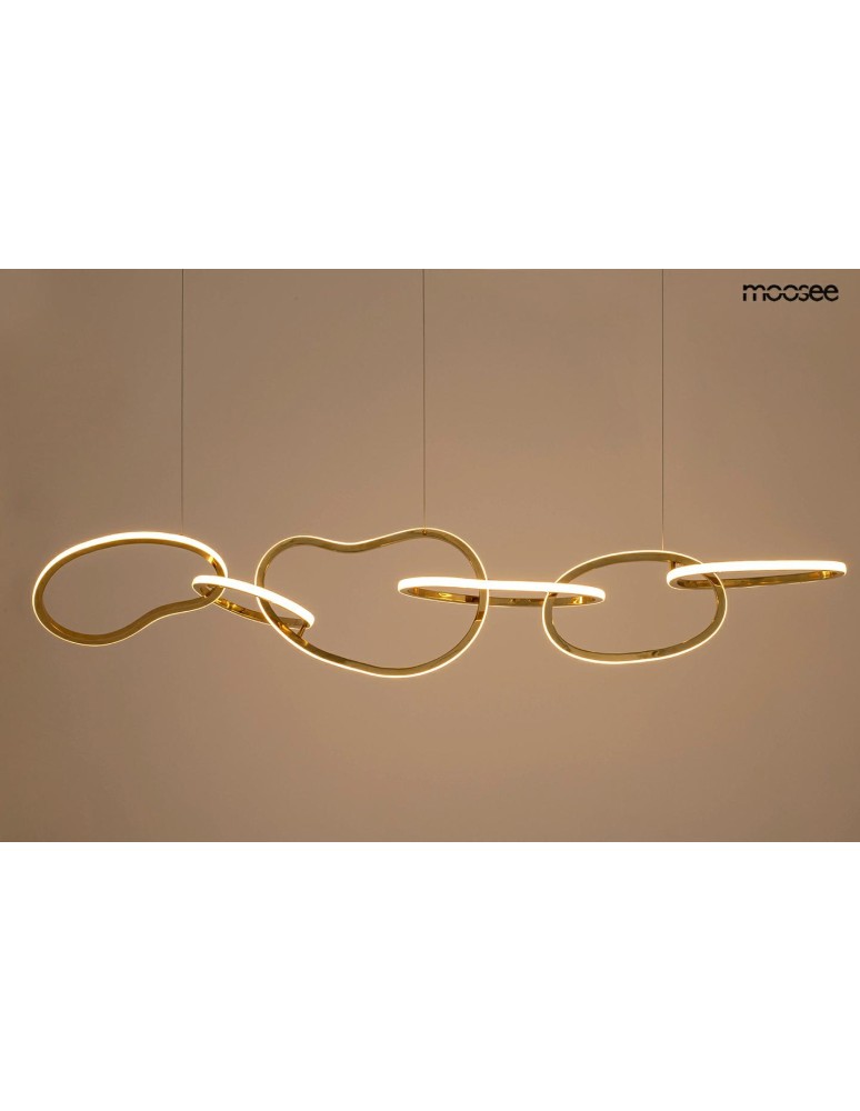 Designer pendant lamps - MOOSEE JAZZ 6 gold pendant lamp (MSE1501100185) - product kolory-swiatla.pl 2