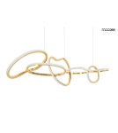 Designer pendant lamps - MOOSEE JAZZ 6 gold pendant lamp (MSE1501100185) - product 3