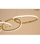 Designer pendant lamps - MOOSEE JAZZ 6 gold pendant lamp (MSE1501100185) - product 9