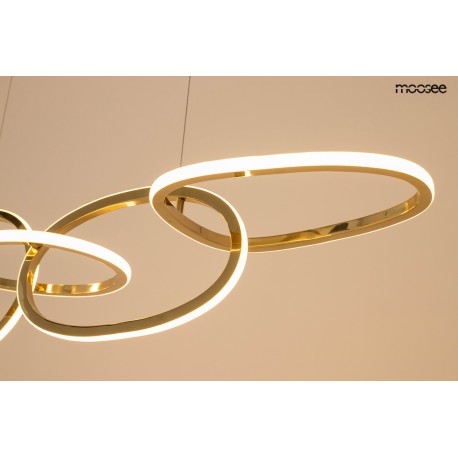 MOOSEE lampa wisząca JAZZ 6 złota (MSE1501100185)
