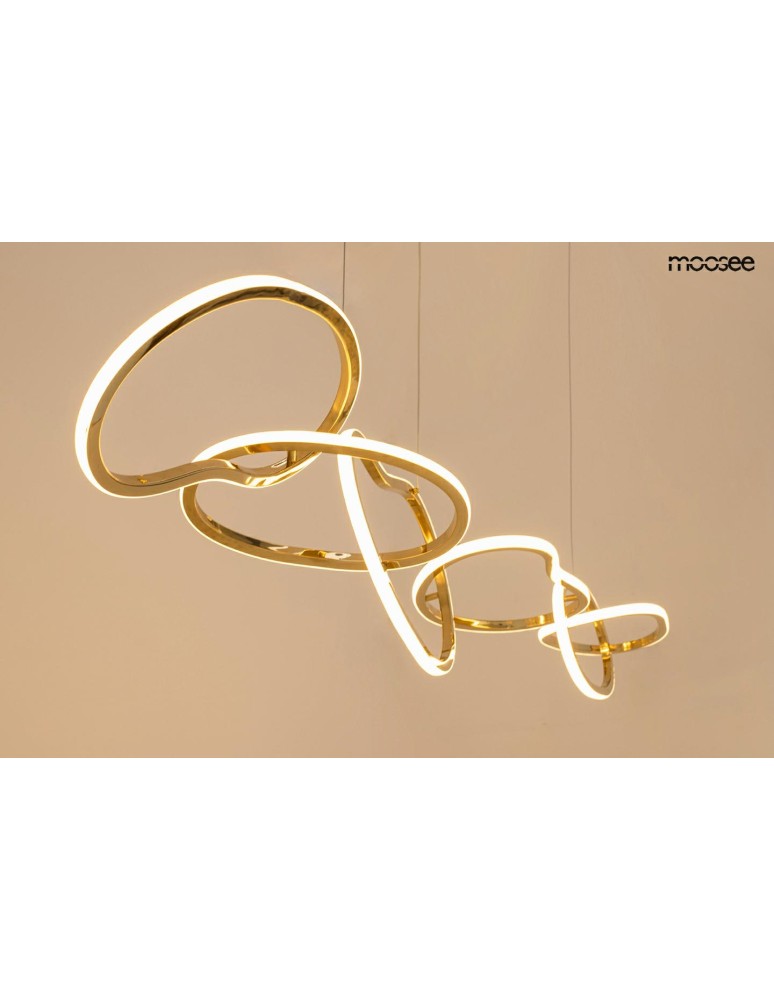 Designer pendant lamps - MOOSEE JAZZ 6 gold pendant lamp (MSE1501100185) - product kolory-swiatla.pl 12