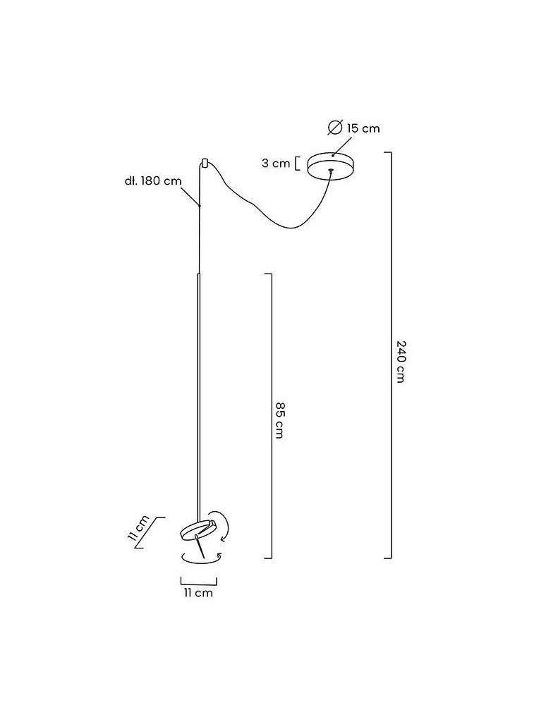 Pendant lamps spiders - MOOSEE BOBBIE pendant lamp black (MSE1501100149) - product kolory-swiatla.pl 7