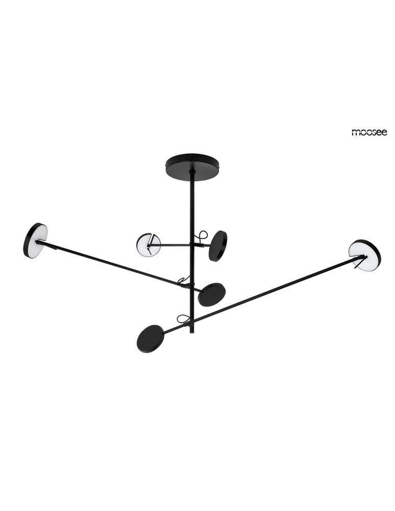 LED pendant lamps - MOOSEE BOBBIE 3 pendant lamp black (MSE1501100150) - product kolory-swiatla.pl 1