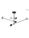 MOOSEE lampa wisząca BOBBIE 3 czarna (MSE1501100150)