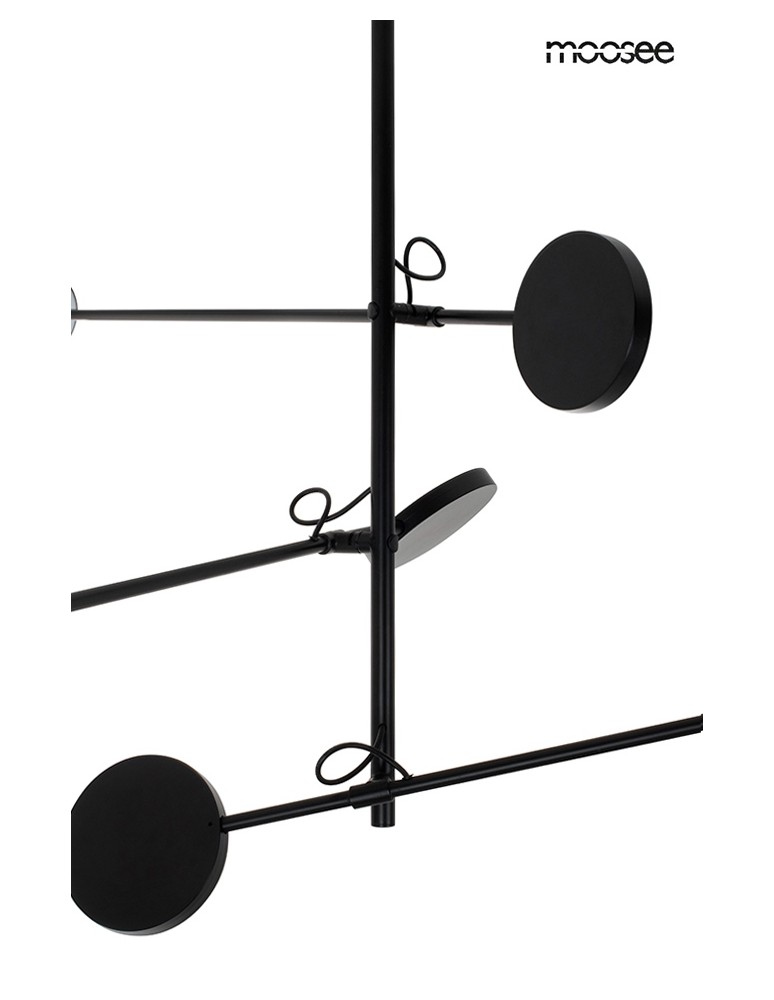 LED pendant lamps - MOOSEE BOBBIE 3 pendant lamp black (MSE1501100150) - product kolory-swiatla.pl 7