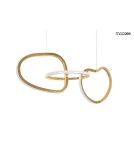 Designer pendant lamps - MOOSEE JAZZ 3 gold pendant lamp (MSE1501100203) - product 3