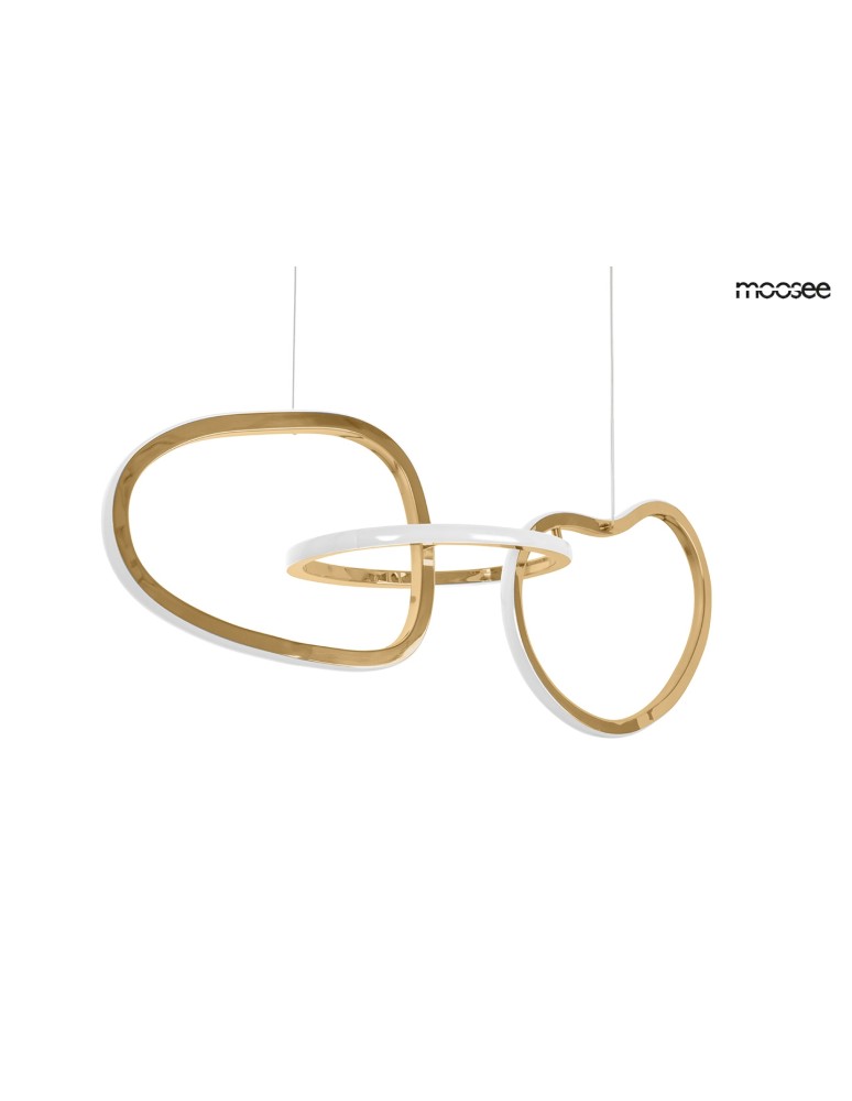 Designer pendant lamps - MOOSEE JAZZ 3 gold pendant lamp (MSE1501100203) - product kolory-swiatla.pl 3