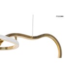 Designer pendant lamps - MOOSEE JAZZ 3 gold pendant lamp (MSE1501100203) - product 4