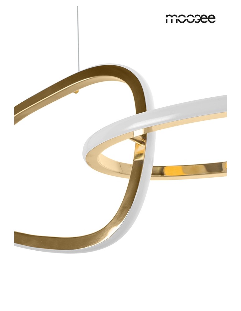 Designer pendant lamps - MOOSEE JAZZ 3 gold pendant lamp (MSE1501100203) - product kolory-swiatla.pl 5