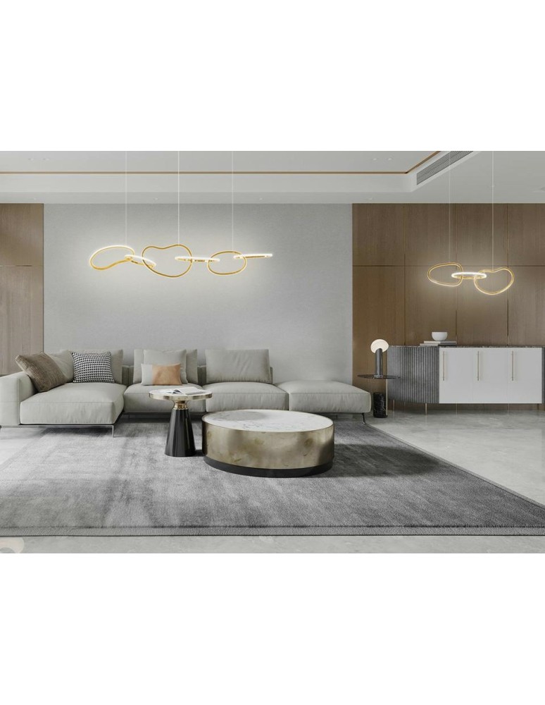 Designer pendant lamps - MOOSEE JAZZ 3 gold pendant lamp (MSE1501100203) - product kolory-swiatla.pl 11