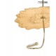 MOOSEE lampa wisząca LEAFS złota (MSE1501100167)