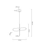 Designer pendant lamps - MOOSEE LEAFS gold pendant lamp (MSE1501100167) - product 10