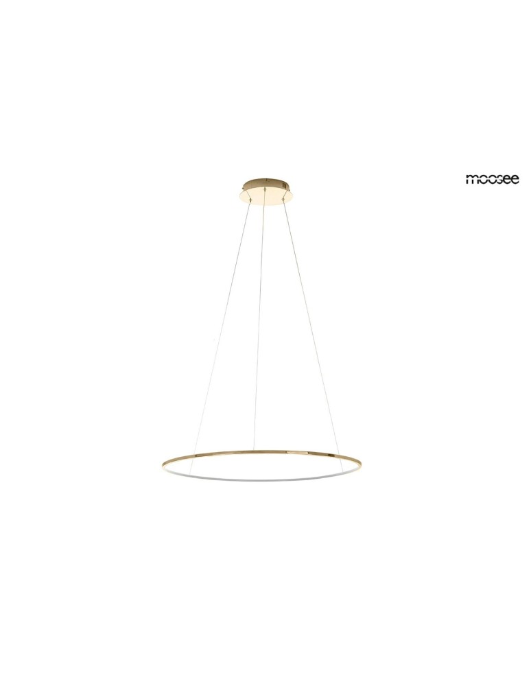 Pendant lamps circles - MOOSEE RING SLIM 60 gold pendant lamp (MSE1501100156) - product kolory-swiatla.pl 5