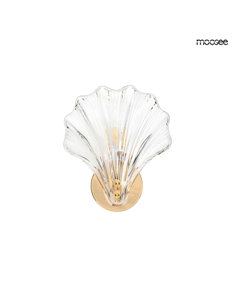 Glamour wall lamps - MOOSEE CONCHA gold wall lamp (MSE1501100201) - product kolory-swiatla.pl 1
