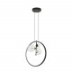 Step into Design Lampa wisząca ORION RING LED czarny 40cm DN1504