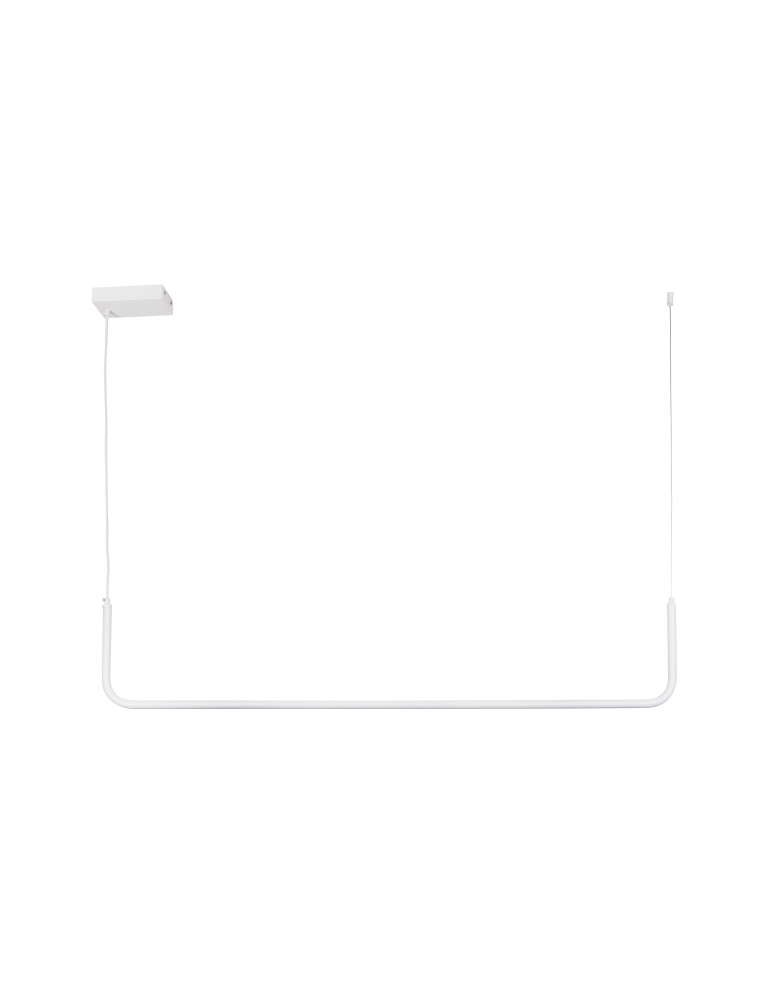 Pendant lamps over the island - Step into Design MINIMA-1 LED pendant lamp white 120cm MP0095-L120_WH - product kolory-swiatla.pl 1