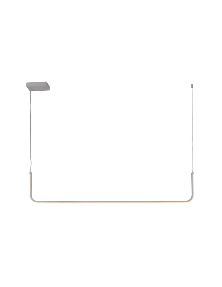 Pendant lamps over the island - Step into Design MINIMA-1 LED pendant lamp white 120cm MP0095-L120_WH - product kolory-swiatla.pl 2