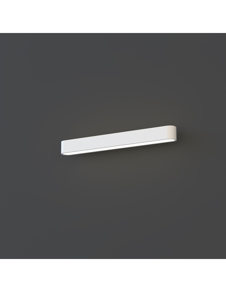 LED wall lamps - Nowodvorski SOFT WALL LED 60X6 Wall lamp Max power 11W LED TUBE T8 White 7541 - product kolory-swiatla.pl 3