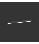 LED ceiling lamps - Nowodvorski SOFT CEILING LED 90X6 Ceiling Plafond Max power 16W LED TUBE T8 Graphite 7533 - product 3