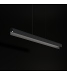 Pendant lamps over desk - Nowodvorski CL Q LED PRO Hanging LED Max power 31W LED 4000K Black 8252 - product 2