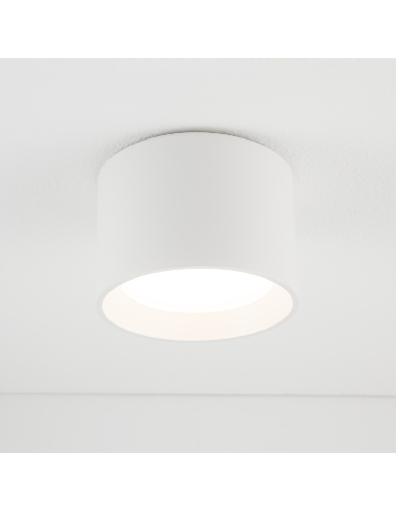 Hermetic ceiling luminaires - Nowodvorski MAUN IP54 Spot Surface Mounted Max wattage 12W only LED GX53 White 10481 - product kolory-swiatla.pl 6