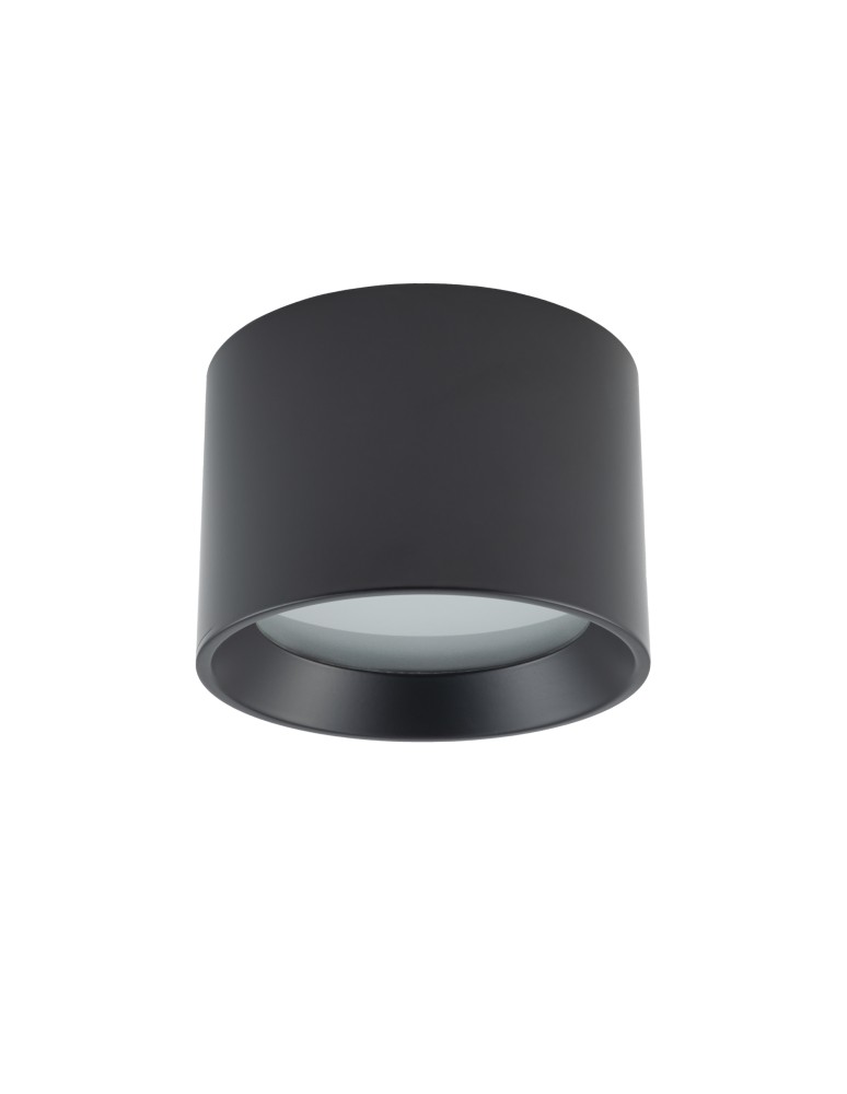 Hermetic ceiling luminaires - Nowodvorski MAUN IP54 Spot Surface Mounted Max wattage 12W only LED GX53 Black 10482 - product kolory-swiatla.pl 1