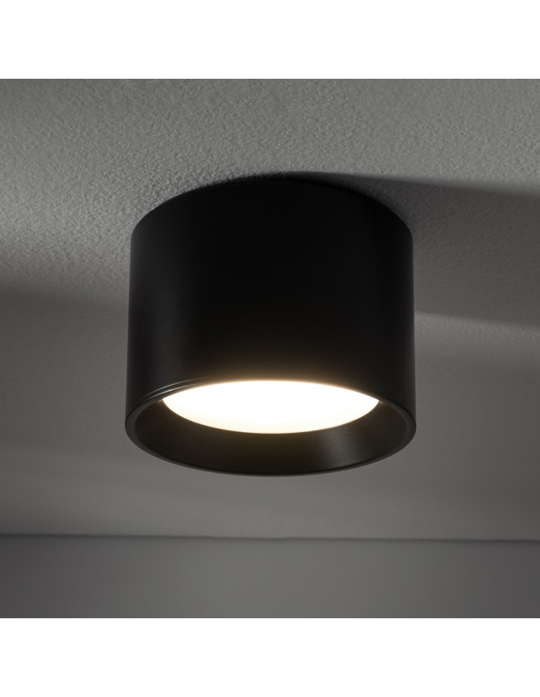 Hermetic ceiling luminaires - Nowodvorski MAUN IP54 Spot Surface Mounted Max wattage 12W only LED GX53 Black 10482 - product kolory-swiatla.pl 2