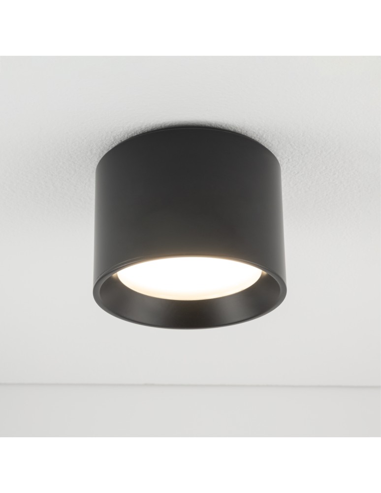 Hermetic ceiling luminaires - Nowodvorski MAUN IP54 Spot Surface Mounted Max wattage 12W only LED GX53 Black 10482 - product kolory-swiatla.pl 6