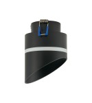 Decorative flush-mounted lamps - Nowodvorski VIS Spot Concealed Max wattage 12W only LED GX53 Black 10485 - product 1