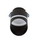 Decorative flush-mounted lamps - Nowodvorski VIS Spot Concealed Max wattage 12W only LED GX53 Black 10485 - product 4