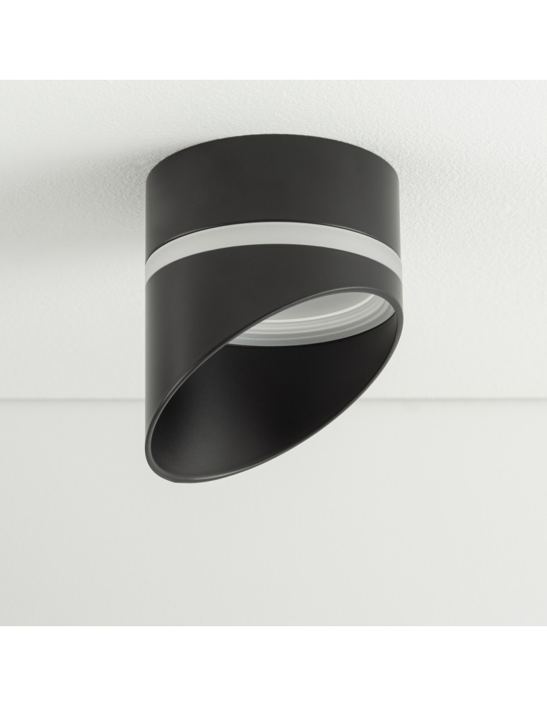 Decorative flush-mounted lamps - Nowodvorski VIS Spot Concealed Max wattage 12W only LED GX53 Black 10485 - product kolory-swiatla.pl 6