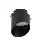 Decorative flush-mounted lamps - Nowodvorski HVAR Spot Concealed Max wattage 12W only LED GX53 Black 10487 - product 3