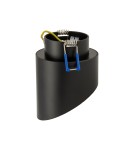 Decorative flush-mounted lamps - Nowodvorski HVAR Spot Concealed Max wattage 12W only LED GX53 Black 10487 - product 5