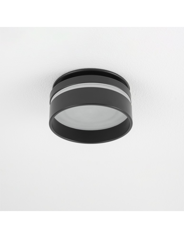 Decorative flush-mounted lamps - Nowodvorski MLJET Spot Flush Mounted Max wattage 10W only LED GU10 Black 10493 - product kolory-swiatla.pl 5