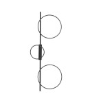 Ring ceiling lamps - Nowodvorski CIRCOLO LED Ceiling Plafond Max power 33W LED 3000K Black 10816 - product 1