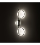Ring ceiling lamps - Nowodvorski CIRCOLO LED Ceiling Plafond Max power 33W LED 3000K Black 10816 - product 2