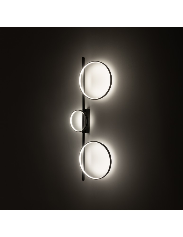 Ring ceiling lamps - Nowodvorski CIRCOLO LED Ceiling Plafond Max power 33W LED 3000K Black 10816 - product kolory-swiatla.pl 2