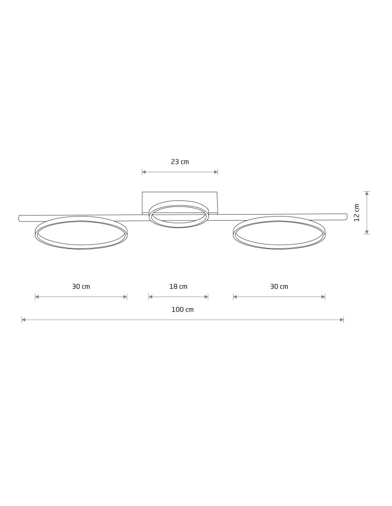 Ring ceiling lamps - Nowodvorski CIRCOLO LED Ceiling Plafond Max power 33W LED 3000K Black 10816 - product kolory-swiatla.pl 4
