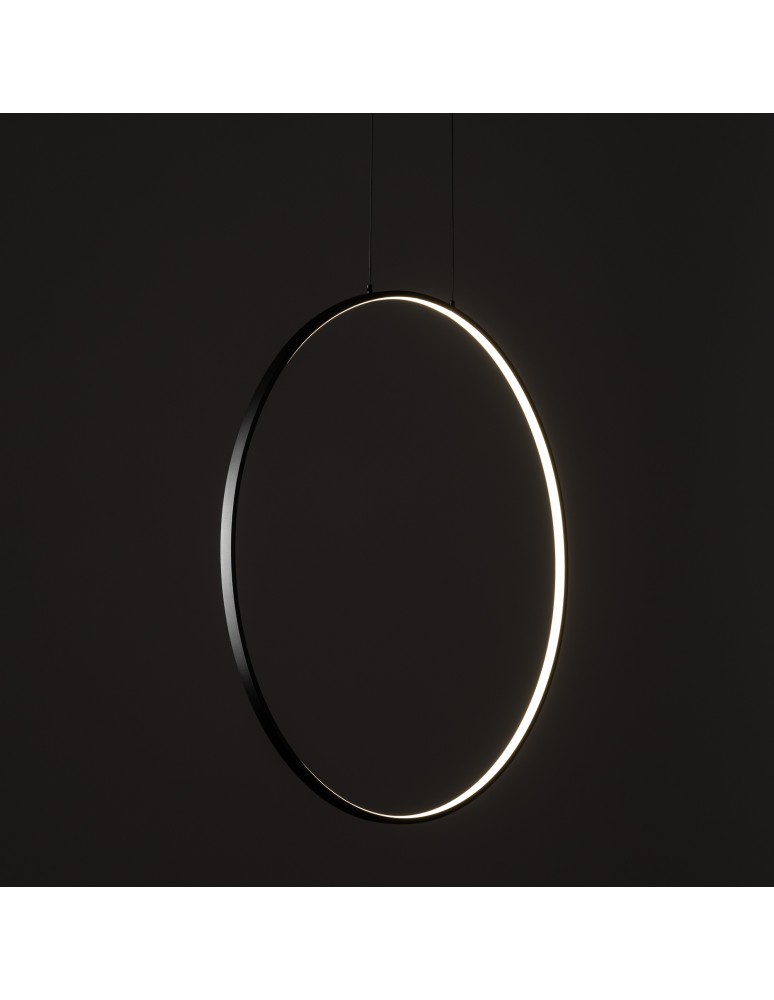 Pendant lamps circles - Nowodvorski CIRCOLO LED S Ceiling Pendant Max power 18W LED 3000K Black 10810 - product kolory-swiatla.pl 3