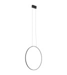 Pendant lamps circles - Nowodvorski CIRCOLO LED M Ceiling Pendant Max wattage 21W LED 3000K Black 10811 - product 1