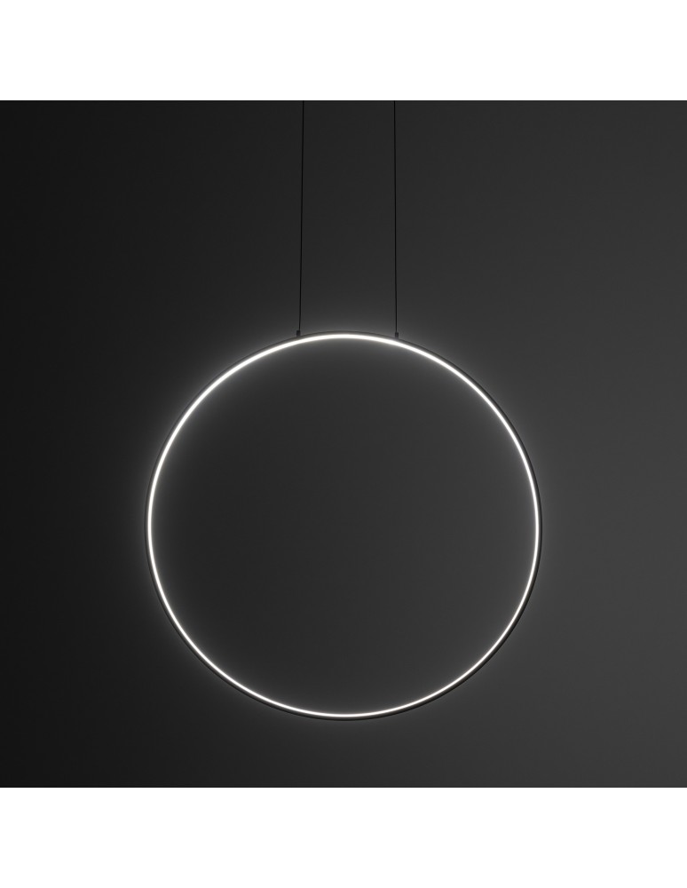 Pendant lamps circles - Nowodvorski CIRCOLO LED M Ceiling Pendant Max wattage 21W LED 3000K Black 10811 - product kolory-swiatla.pl 4