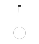 Pendant lamps circles - Nowodvorski CIRCOLO LED M Ceiling Pendant Max wattage 21W LED 3000K Black 10811 - product 5