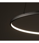 Pendant lamps circles - Nowodvorski CIRCOLO LED M Ceiling Pendant Max wattage 21W LED 3000K Black 10812 - product 5